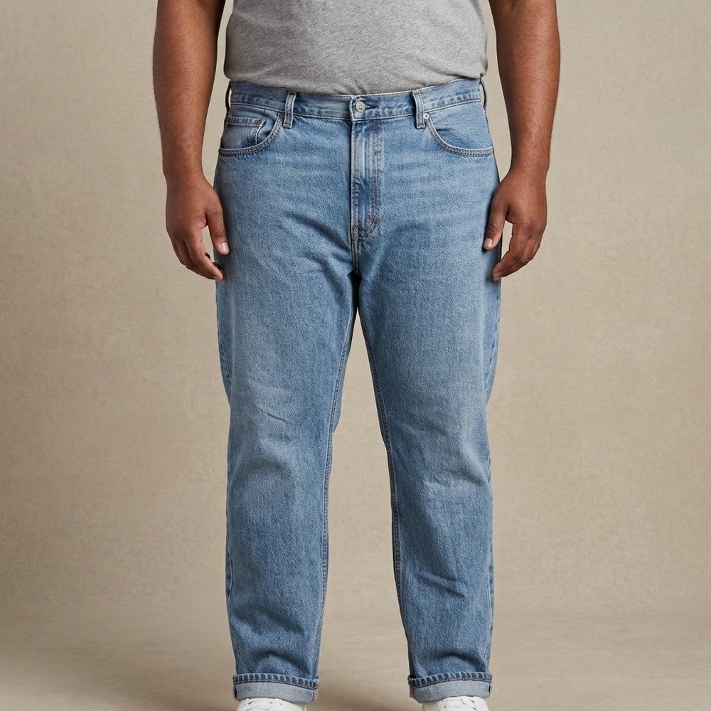 Levi's 505 Regular Fit Jeans Men 38x29 Blue Medium Wash Denim Pants EUC